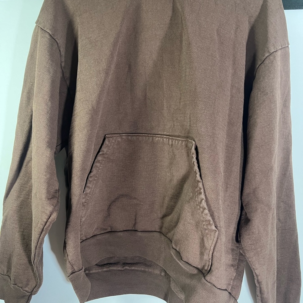 Los Angeles Apparel Men's hoodie Brown Size M